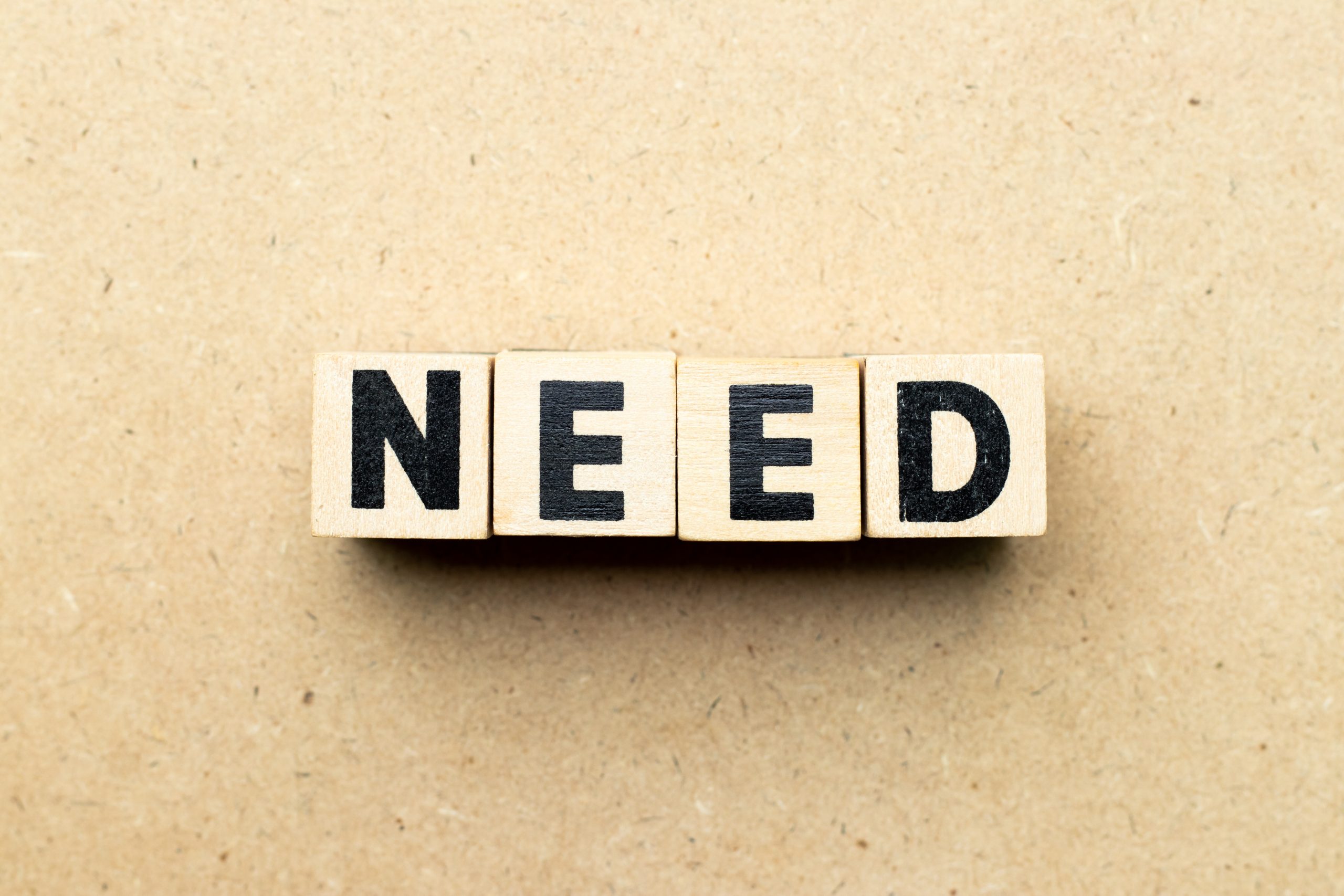 Need - Bedürfnis